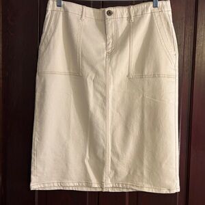 J. Jill Cream Women's Skirt